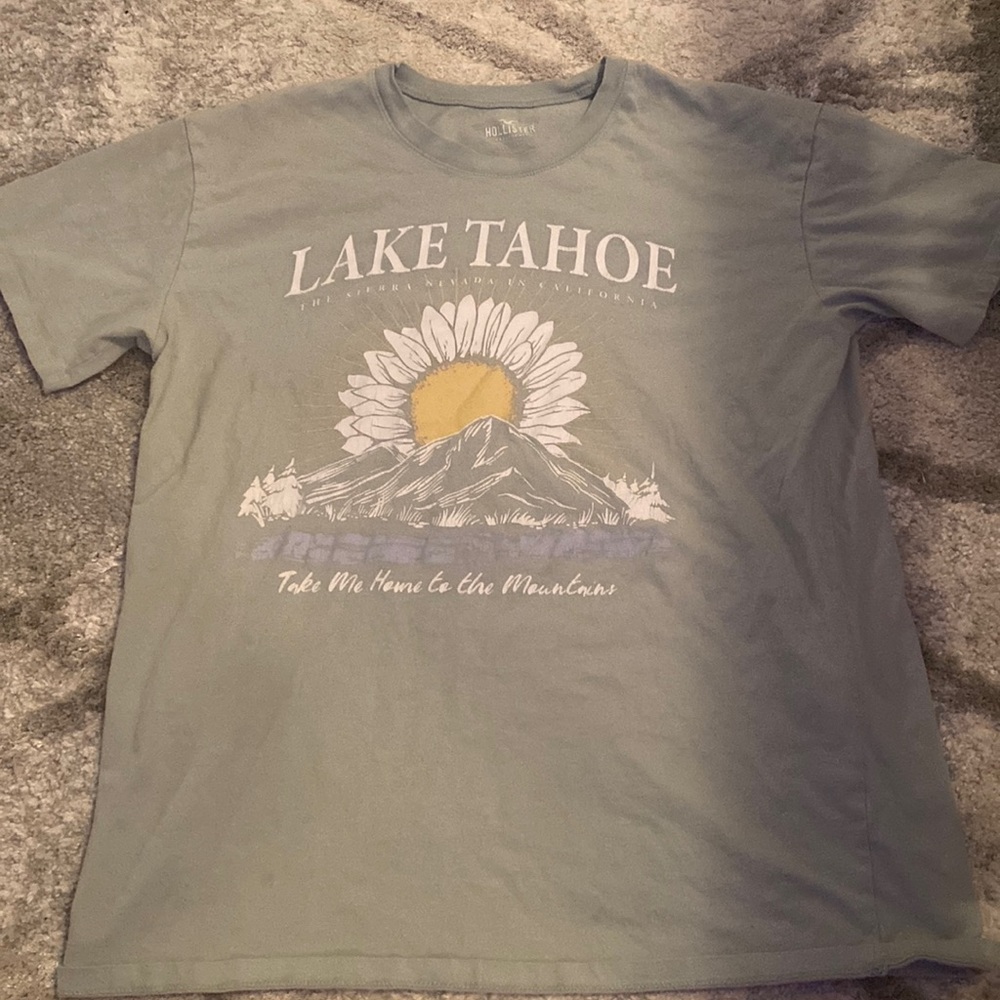 Holister Green Lake Tahoe Oversized T-Shirt